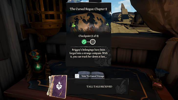 Sea of Thieves - Start Tall Tales from the Quest Table