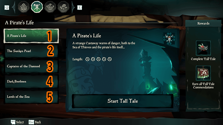 Sea of Thieves - Follow Tall Tale Order