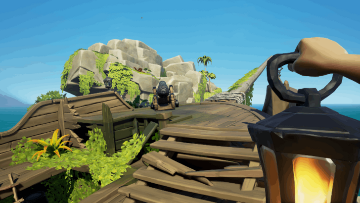 Sea of Thieves - Use the Cannon to Get Saluting the Pirate Lord Commendation