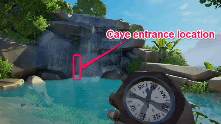 Sea of Thieves - Waterfall Location