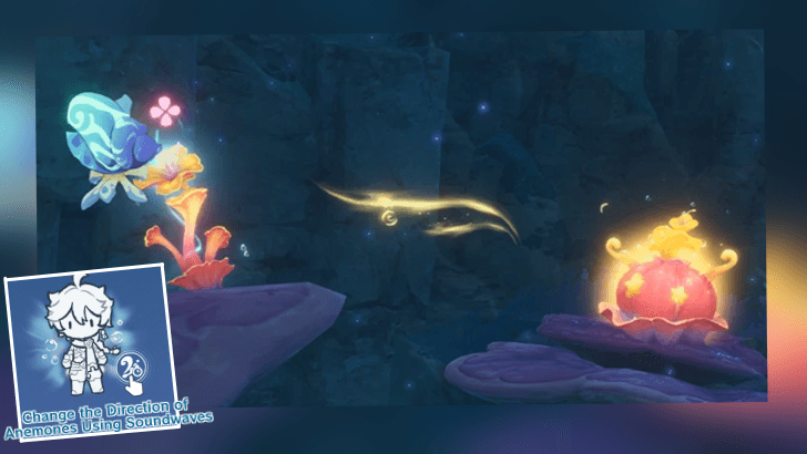 Genshin - Wonderchime Flowers and Allochromatic Anemones Puzzle