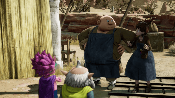 Sand Land - Beelzebub talking to Stan and Ves