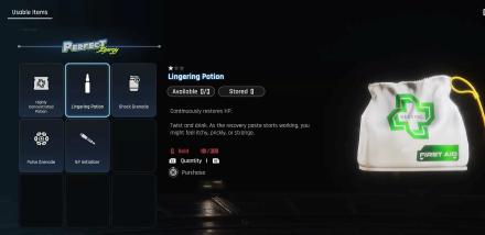 Stellar Blade - Use Disposable Potions