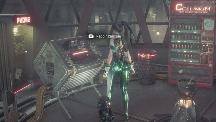 Stellar Blade - Upgrade Exospines in Camp