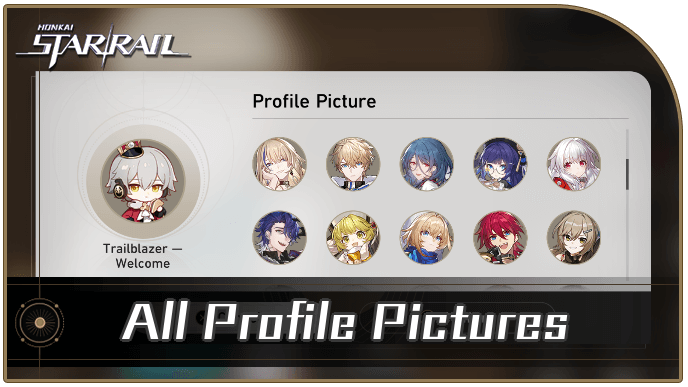 Honkai Star Rail - All Profile Pictures