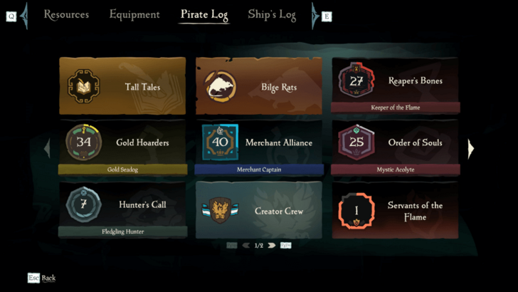 Sea of Thieves - Reputation Page.png