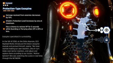 Stellar Blade - Exospine Equipment
