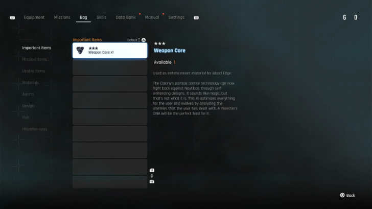 Stellar Blade - Weapon Core