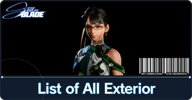 Stellar Blade - List of All Exterior