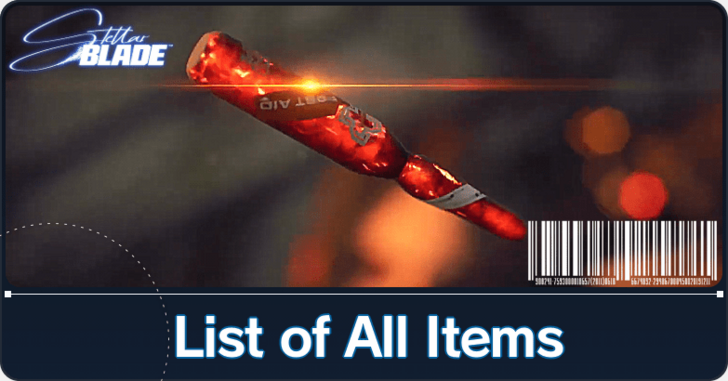 Stellar Blade - List of All Items