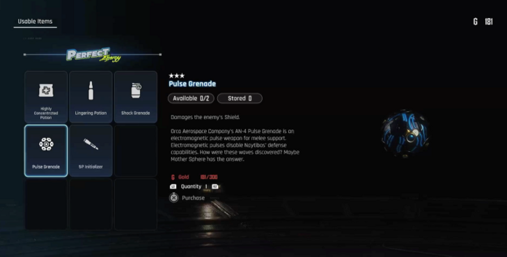 Stellar Blade - Pulse Grenade