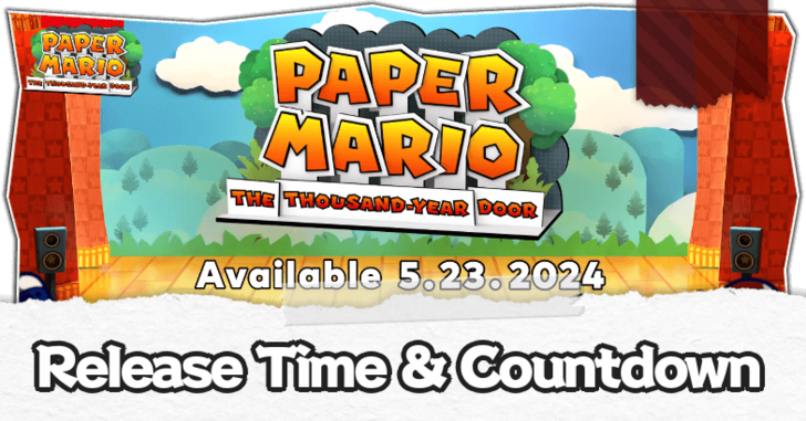 Paper Mario TTYD Switch Remake - Release Time and Countdown