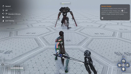 Stellar Blade - Practice Skills in Training Mode