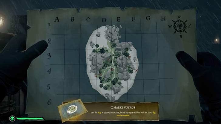 Sea of Thieves - Treasure Map