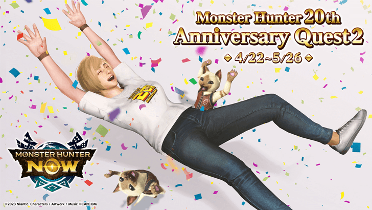 Monster Hunter Now - 20th Anniversary Shirt Cute Reward