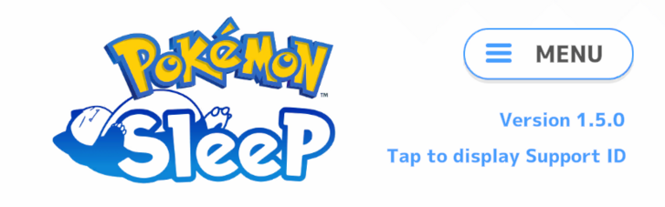 Pokemon Sleep - Version 1.5.0