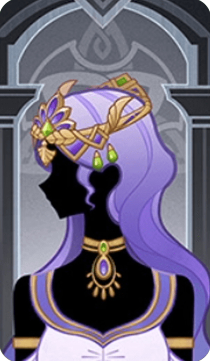 Genshin - Amethyst Crown Card