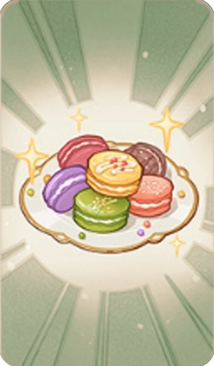 Genshin - Rainbow Macarons Card