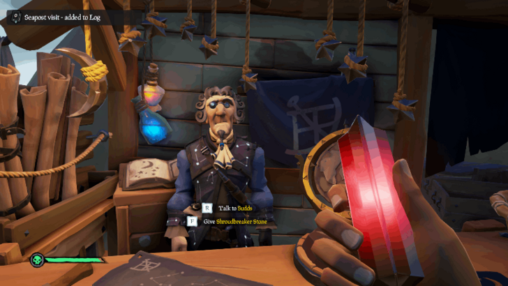 Sea of Thieves - Return the Shroudbreaker Stone to Sudds