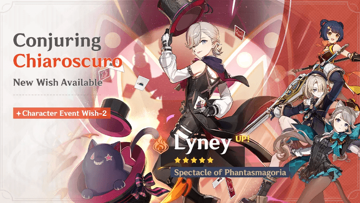 Genshin- Lyney Rerun Banner 4.6