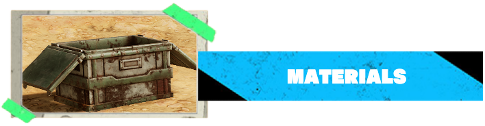 Sand Land - Crafting Materials