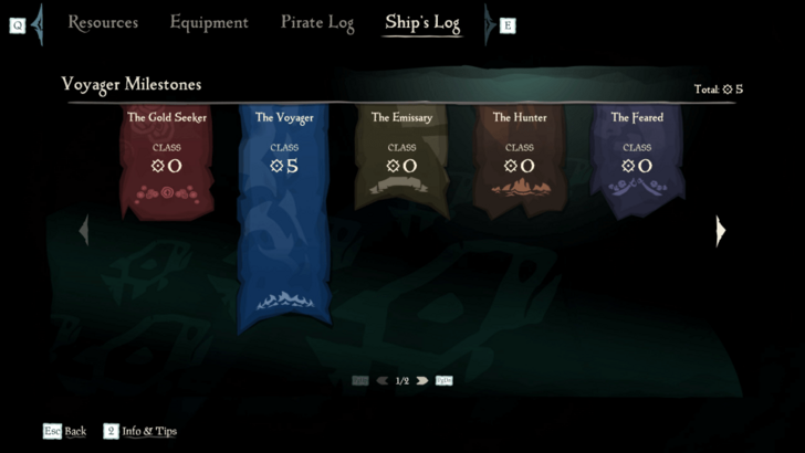 Sea of Thieves - Ship Milestones
