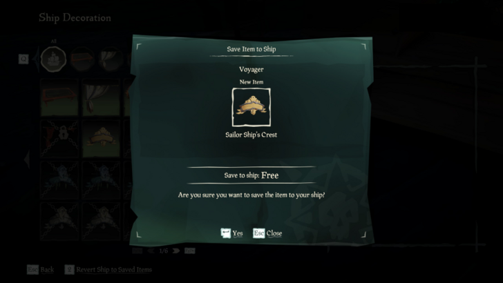 Sea of Thieves - Save Customization