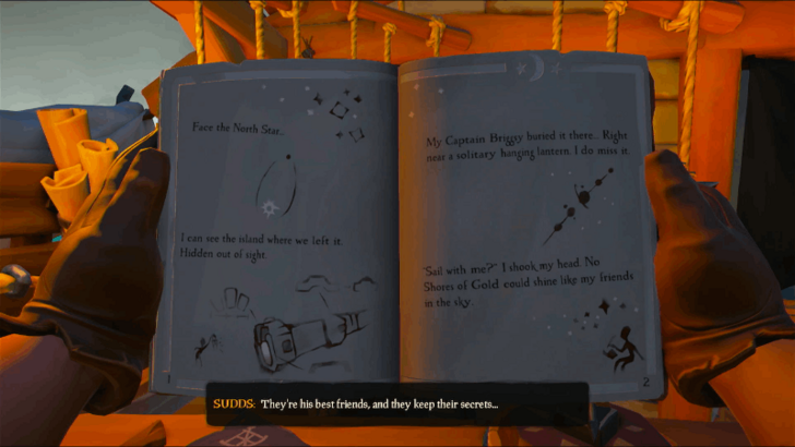 Sea of Thieves - Face North Star Clue Page