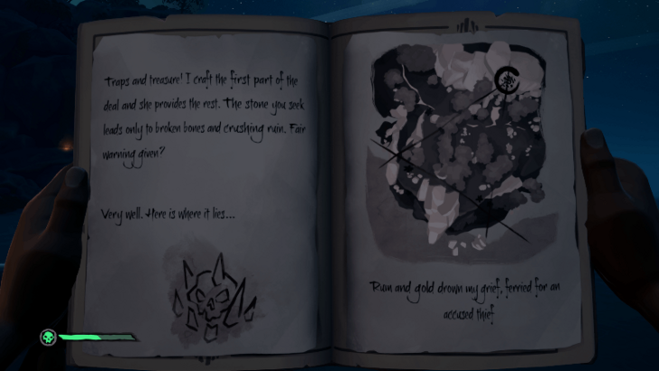 Sea of Thieves - Rum and gold drown my grief Clue Page