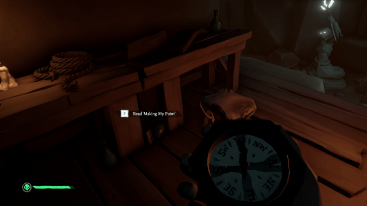 Sea of Thieves - Making My Point Journal Location