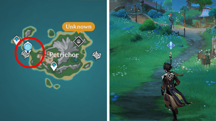 Genshin - The Shadow Over Petrichor Quest Location