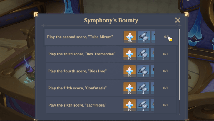 Genshin - The Shadow Over Petrichor - Music scores.png