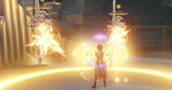 Genshin Impact - Defeat Golems