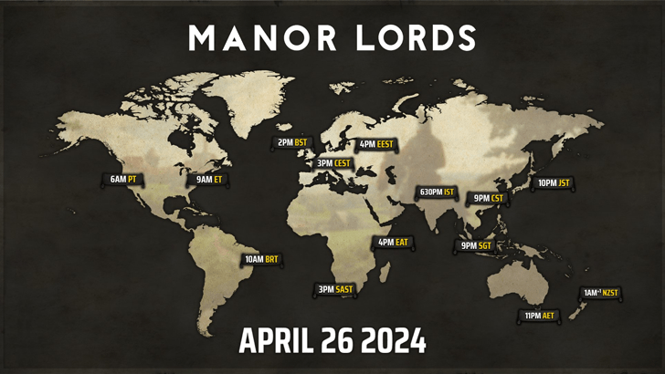 Manor Lords - Release Time Map