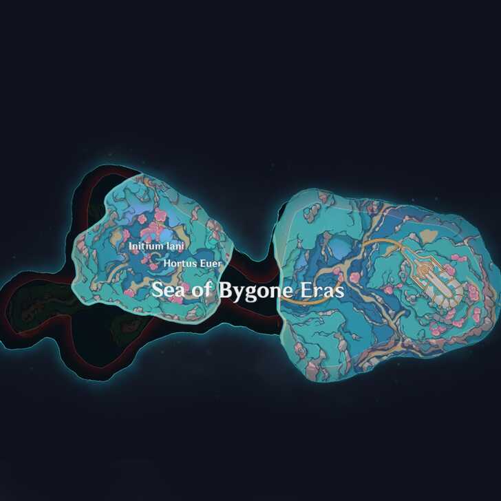 Genshin - Sea of Bygone Eras Map