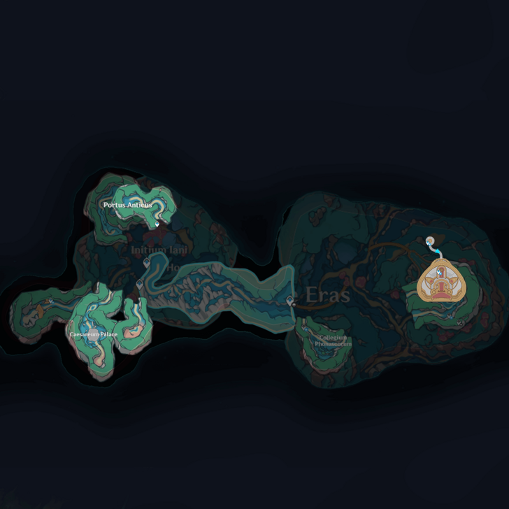 Genshin - Sea of Bygone Eras Caves B2 Map