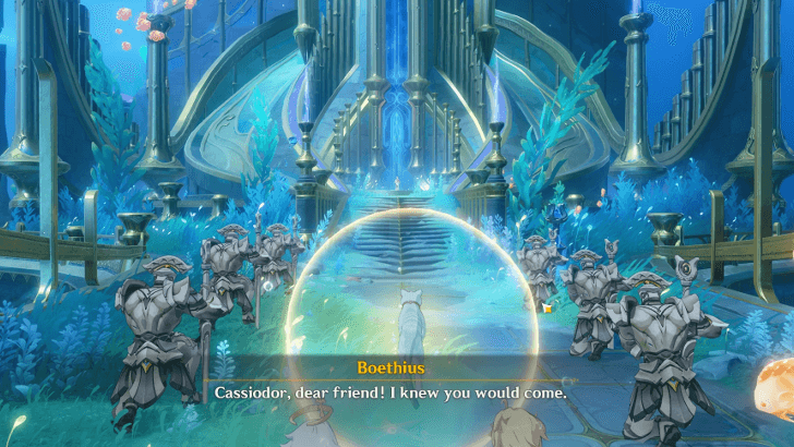 Genshin Impact Gradus ad Capitolium Walkthrough - Head to "Domus Aurea"