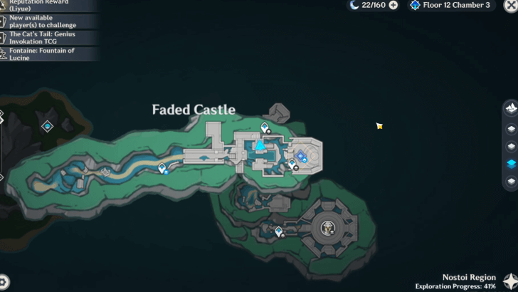 Genshin - Mysterious Bookshelf 4 Map