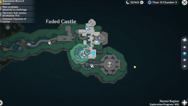 Genshin - Mysterious Bookshelf 5 Map