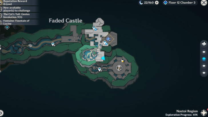 Genshin - Mysterious Bookshelf 7 Map