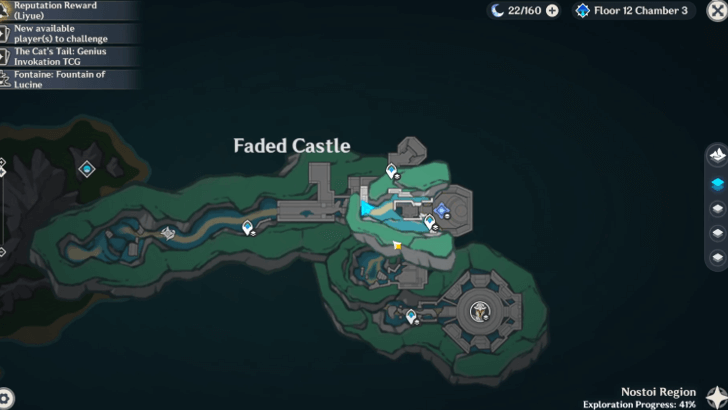 Genshin - Mysterious Bookshelf 3 Map