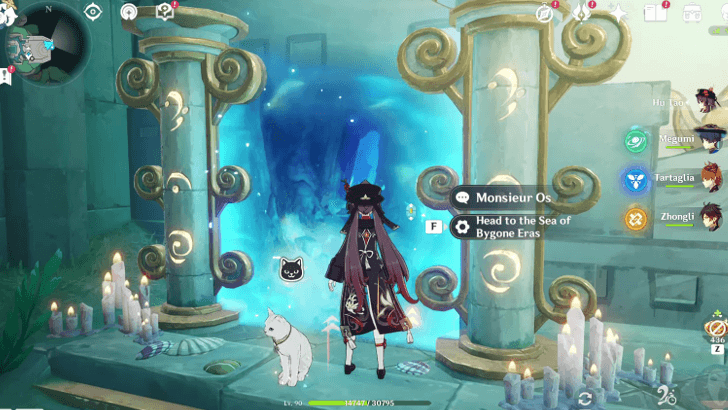 Genshin - Head to the Sea of Bygone Eras