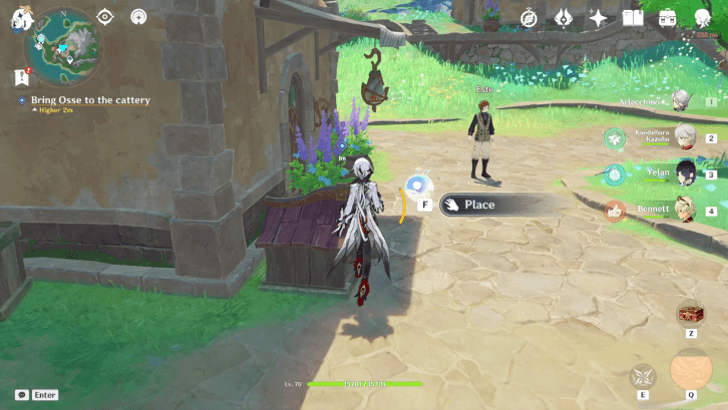 Genshin Impact For Yesterday and Tomorrow Walkthrough - Bring Osse to the cattery