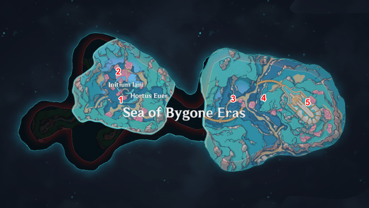 Genshin - Auric Anglerfish Locations