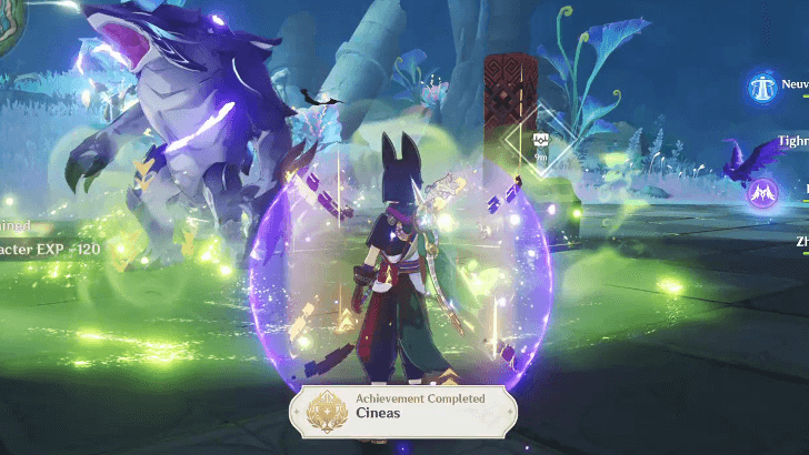 Genshin - Defeat Cineas for an Achievement and a Chest