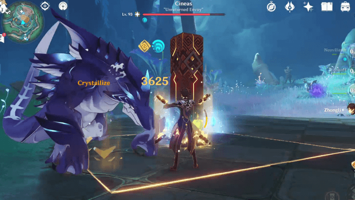 Genshin - Use Shield to avoid interruptions