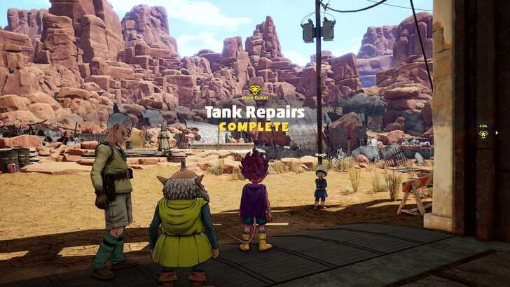 SAND LAND Quest 7 Tank Repairs