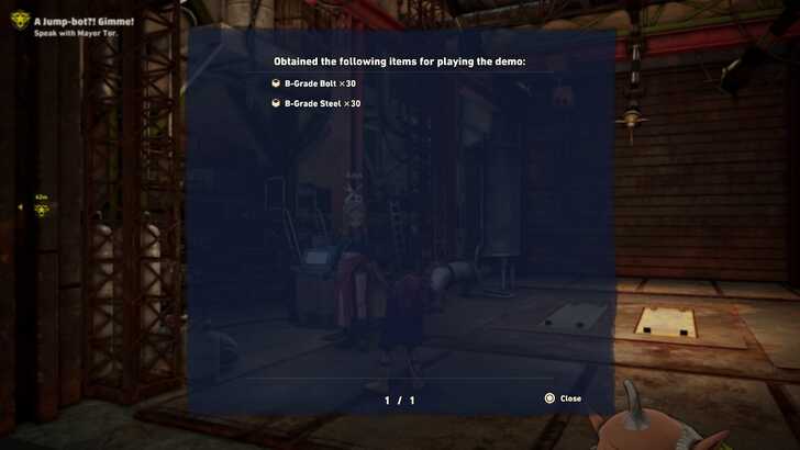 SAND LAND Quest 7 Tank Repairs Rewards Parts