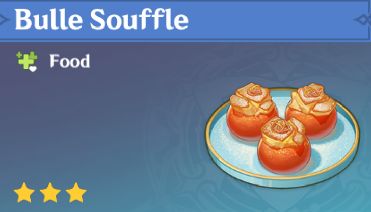Genshin Impact - How to Get Bulle Souffle and Effects
