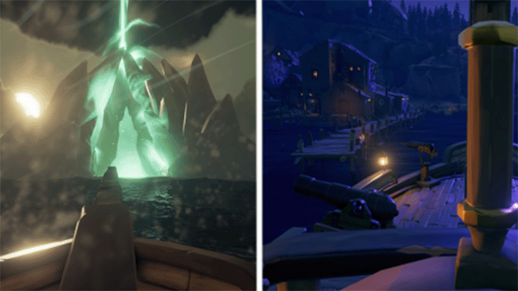Sea of Thieves - Melee Island Portal and Docks